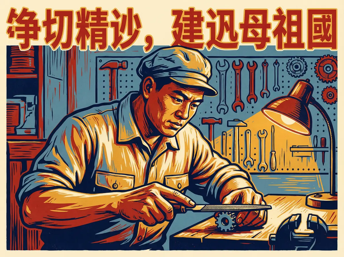 钳工大师张德勤 - 吃瓜网 先锋人物